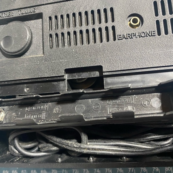 General Electric FM/AM Instant Weather Radio Model 7-2841A Vintage TESTED WORKS - Picture 9 of 13